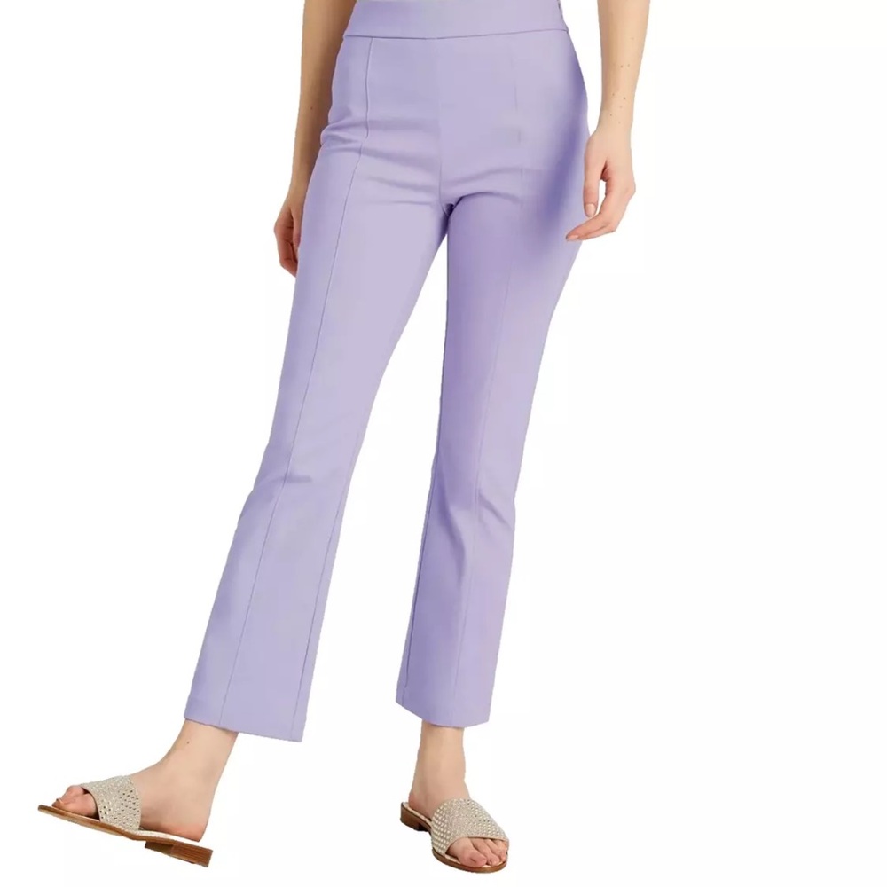Hill House $125 Lavender Claire Pants Size Small Cropped Purple Stretch Cotton